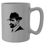 Printed Mugs (Grey/White)