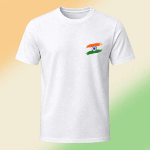 Tiranga Pride Classic White T-Shirt